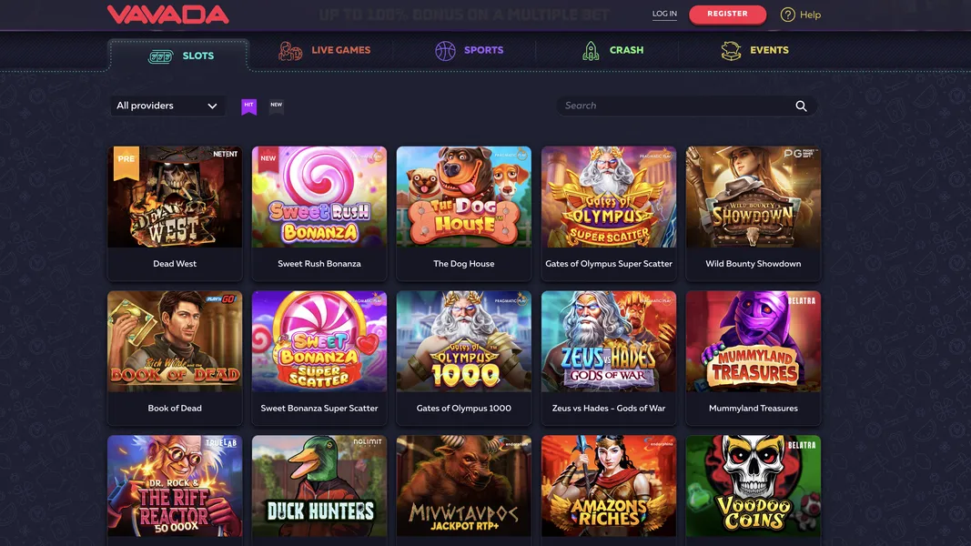 Kas Vavada peegel pakub samu boonuseid?